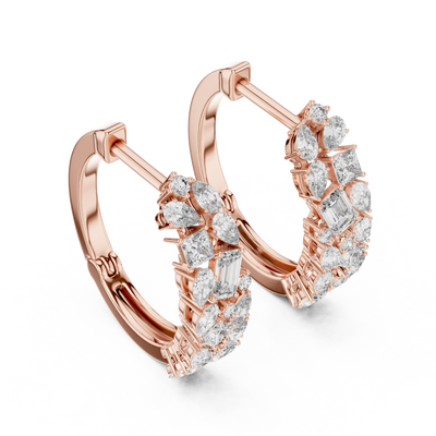 Maevora Mixed-Shape Diamond Earrings