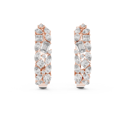 Maevora Mixed-Shape Diamond Earrings