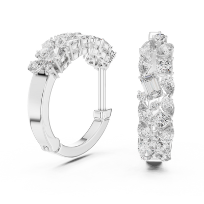 Maevora Mixed-Shape Diamond Earrings
