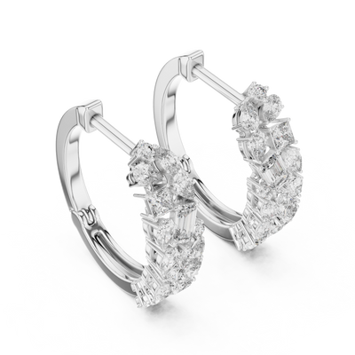 Maevora Mixed-Shape Diamond Earrings