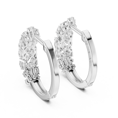 Maevora Mixed-Shape Diamond Earrings