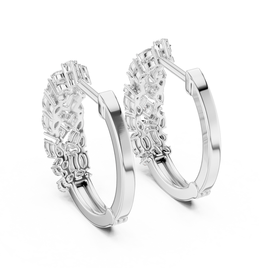 Maevora Mixed-Shape Diamond Earrings