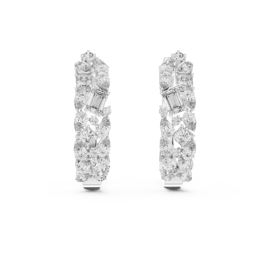 Maevora Mixed-Shape Diamond Earrings