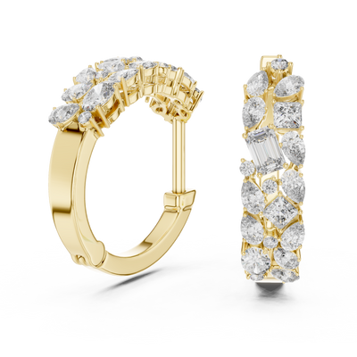Maevora Mixed-Shape Diamond Earrings