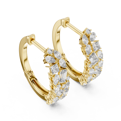 Maevora Mixed-Shape Diamond Earrings