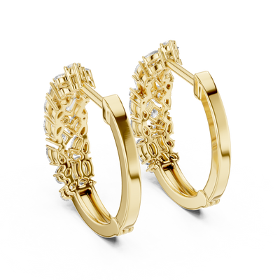 Maevora Mixed-Shape Diamond Earrings
