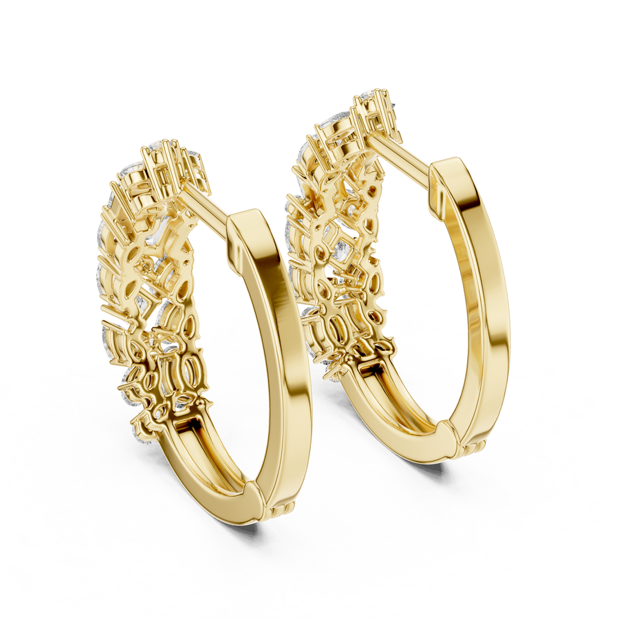 Maevora Mixed-Shape Diamond Earrings