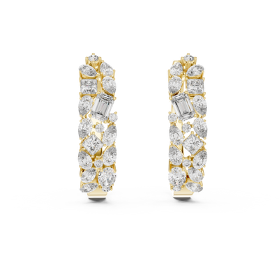 Maevora Mixed-Shape Diamond Earrings