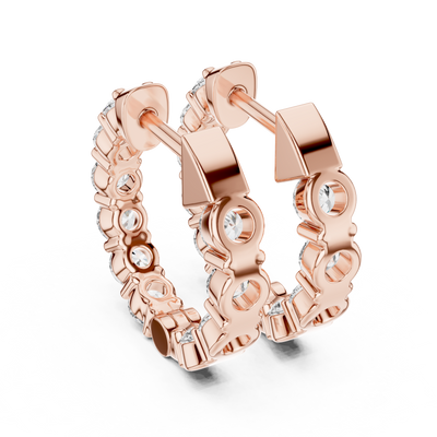 Odelia 2.7 mm Diamond Earrings