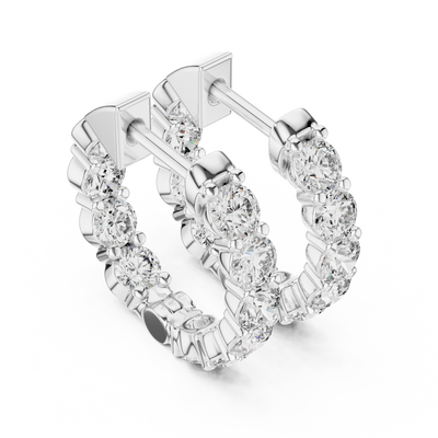 Odelia 2.7 mm Diamond Earrings