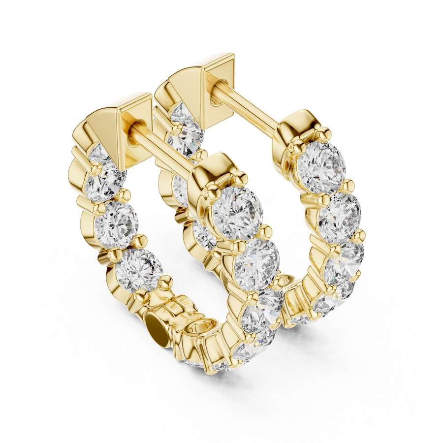 Odelia 2.7 mm Diamond Earrings