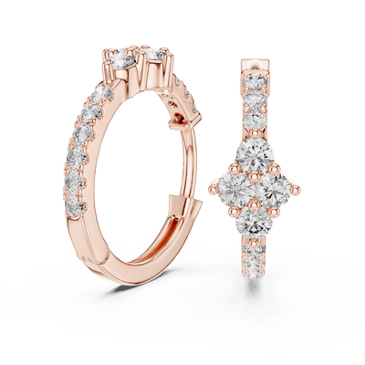 Vaelora 2.10 mm Diamond Earrings
