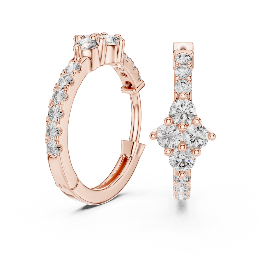 Vaelora 2.10 mm Diamond Earrings