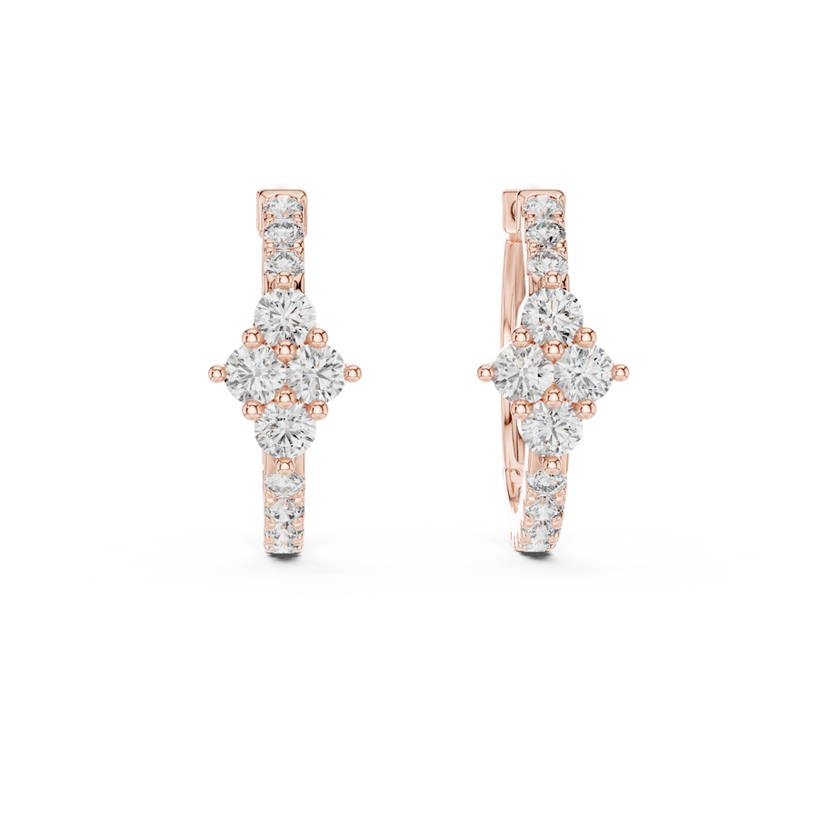 Vaelora 2.10 mm Diamond Earrings