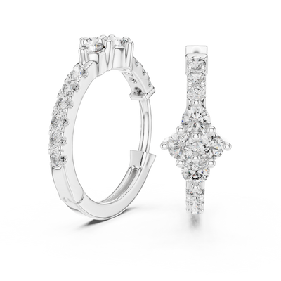 Vaelora 2.10 mm Diamond Earrings