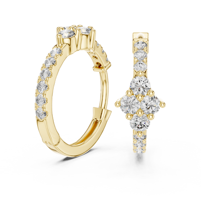 Vaelora 2.10 mm Diamond Earrings