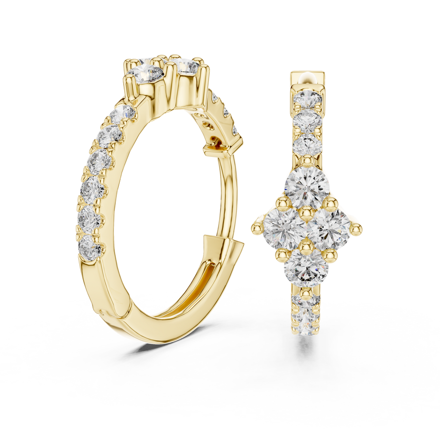 Vaelora 2.10 mm Diamond Earrings