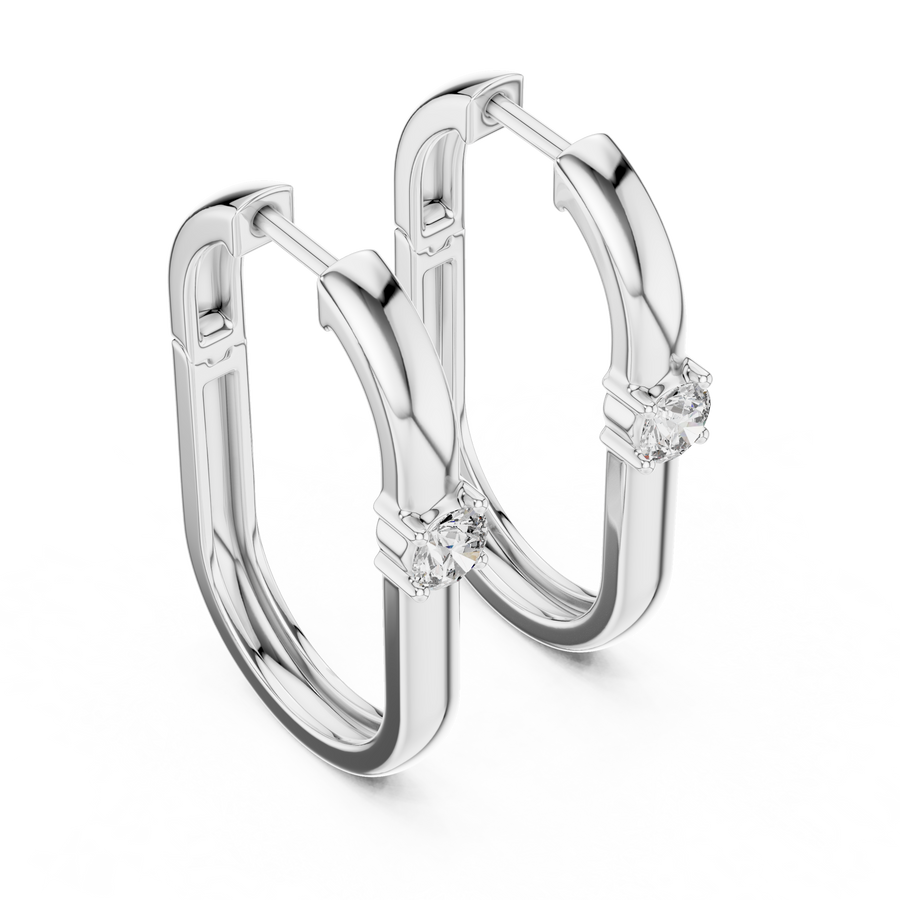 Elaris 3.60 mm Diamond Earrings