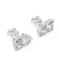 Nerissa Pear & Emerald-Cut  Diamond Earrings