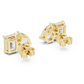 Nerissa Pear & Emerald-Cut  Diamond Earrings