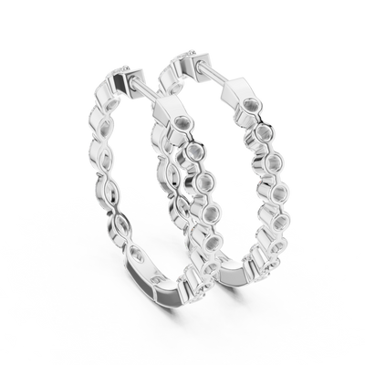 Lunara 4.00 × 2.00 mm Diamond Earrings