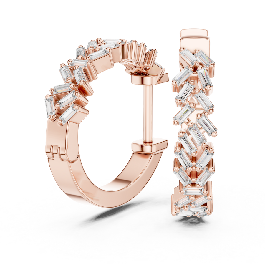 Avenelle 2.25 × 1.00 mm Diamond Earrings