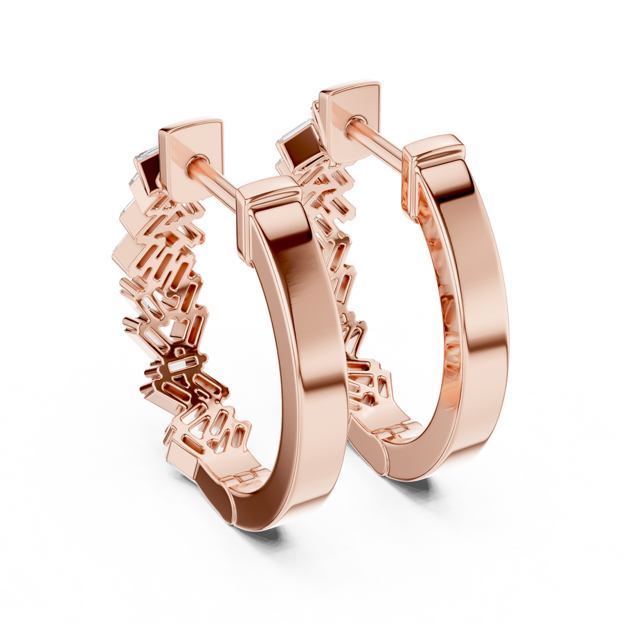 Avenelle 2.25 × 1.00 mm Diamond Earrings
