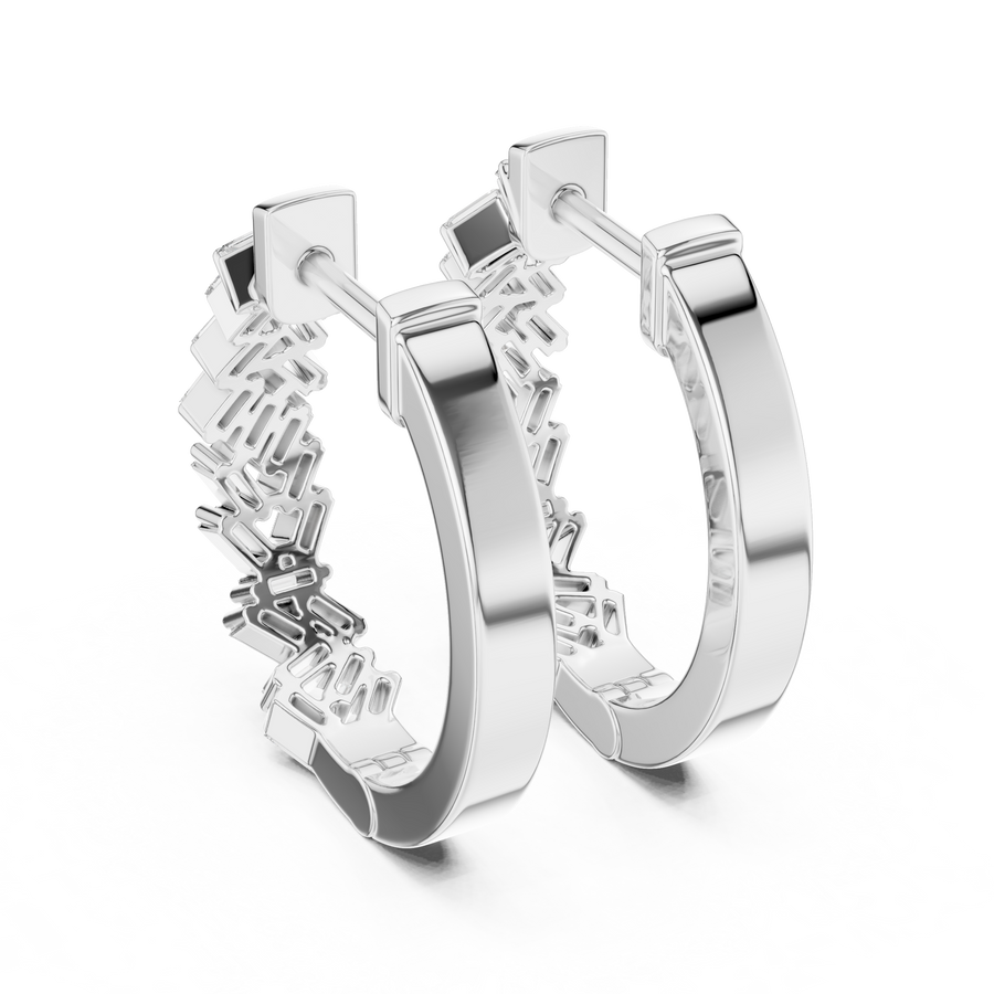 Avenelle 2.25 × 1.00 mm Diamond Earrings