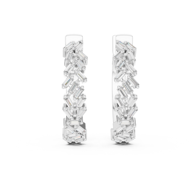 Avenelle 2.25 × 1.00 mm Diamond Earrings