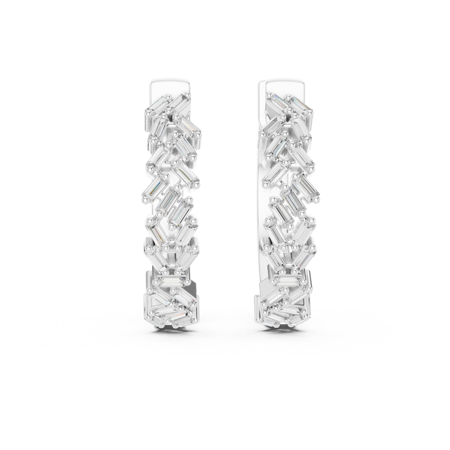 Avenelle 2.25 × 1.00 mm Diamond Earrings