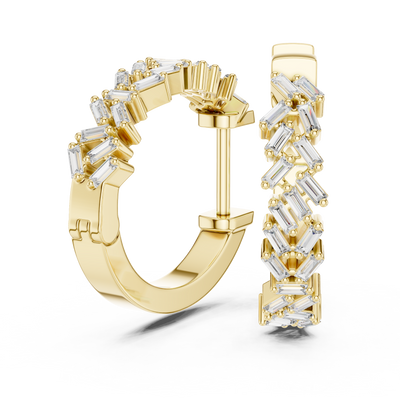 Avenelle 2.25 × 1.00 mm Diamond Earrings