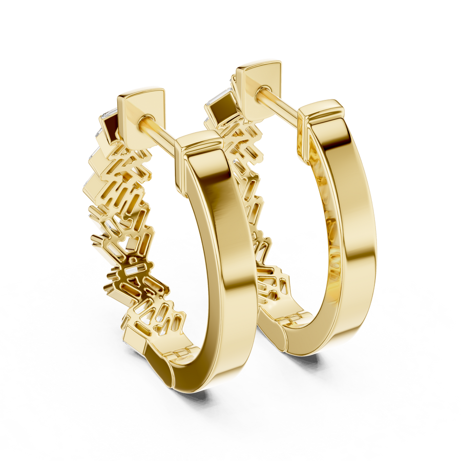 Avenelle 2.25 × 1.00 mm Diamond Earrings