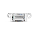 Lunessa 5×3 mm Baguette Diamond Necklace