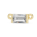 Lunessa 5×3 mm Baguette Diamond Necklace