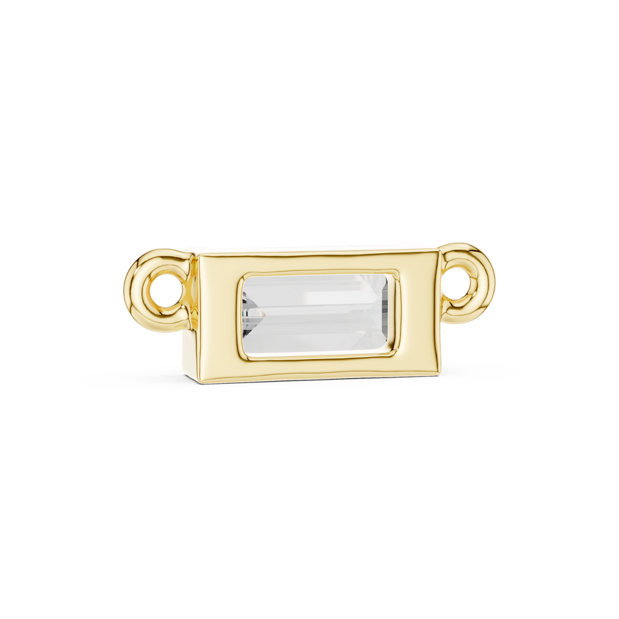 Lunessa 5×3 mm Baguette Diamond Necklace