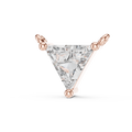 Virelle 5.7×6.3 mm Triangle Diamond Necklace