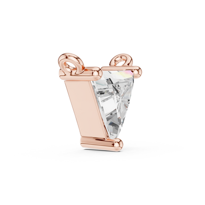 Virelle 5.7×6.3 mm Triangle Diamond Necklace