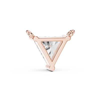 Virelle 5.7×6.3 mm Triangle Diamond Necklace
