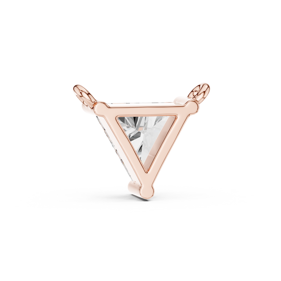 Virelle 5.7×6.3 mm Triangle Diamond Necklace