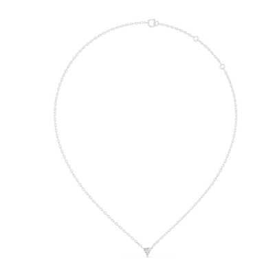 Virelle 5.7×6.3 mm Triangle Diamond Necklace