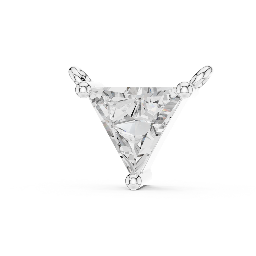 Virelle 5.7×6.3 mm Triangle Diamond Necklace
