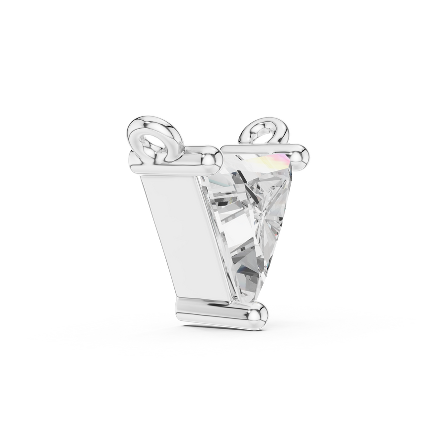 Virelle 5.7×6.3 mm Triangle Diamond Necklace