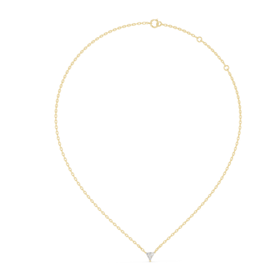 Virelle 5.7×6.3 mm Triangle Diamond Necklace