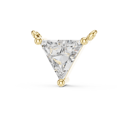 Virelle 5.7×6.3 mm Triangle Diamond Necklace