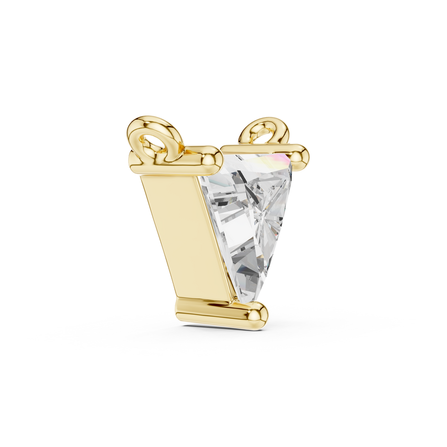 Virelle 5.7×6.3 mm Triangle Diamond Necklace