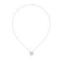 Seraphina 15.3 mm Hexagonal Halo Diamond Necklace