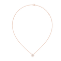 Isolde 11.50 mm Starburst Diamond Necklace