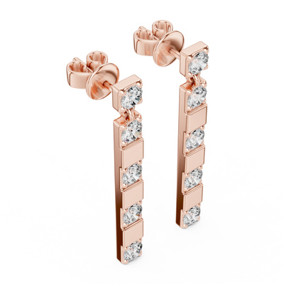 Arielle 3 mm Diamond Earrings