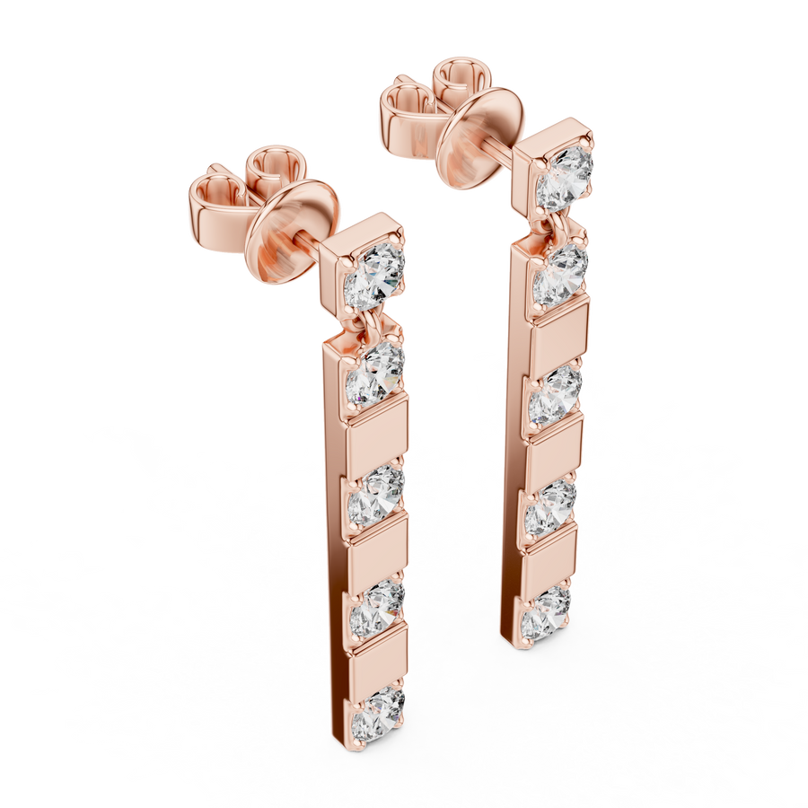 Arielle 3 mm Diamond Earrings