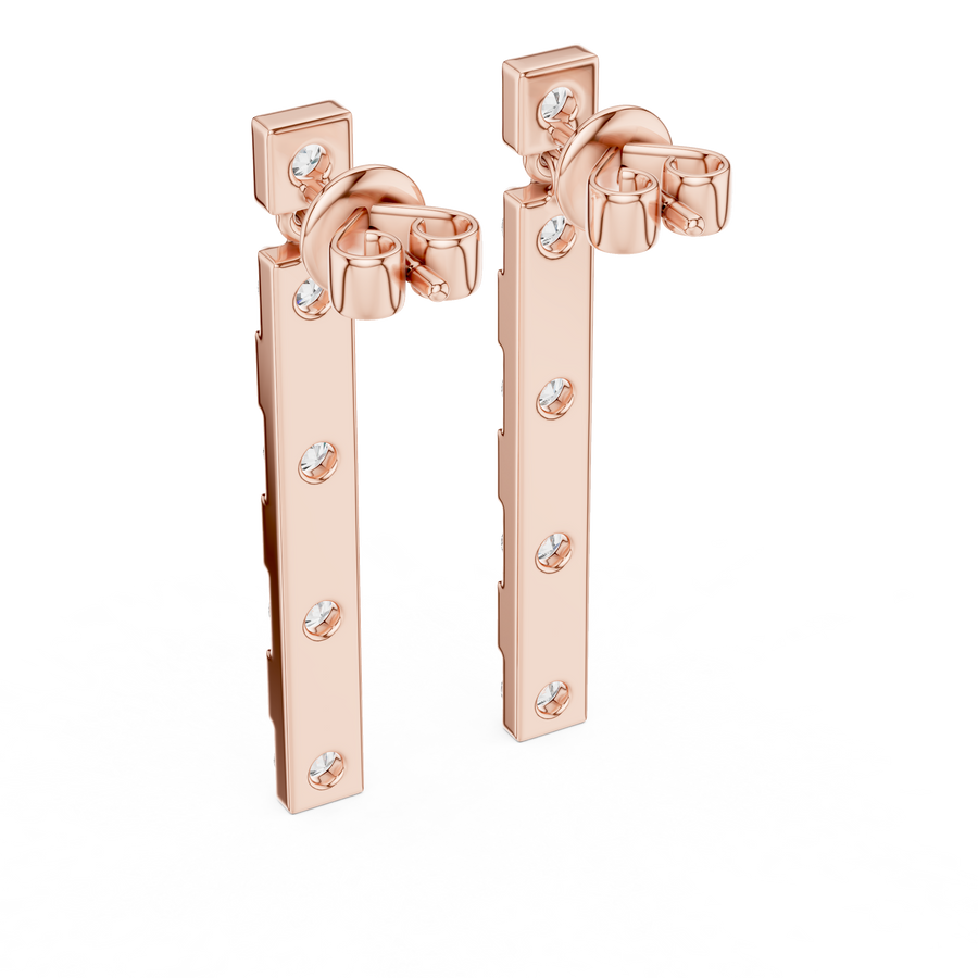 Arielle 3 mm Diamond Earrings